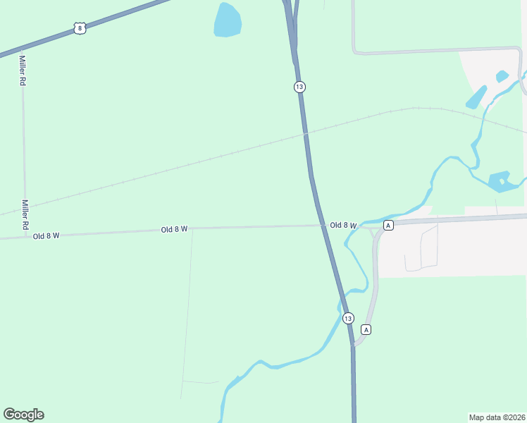 map of restaurants, bars, coffee shops, grocery stores, and more near W5410 Old 8 West in Prentice