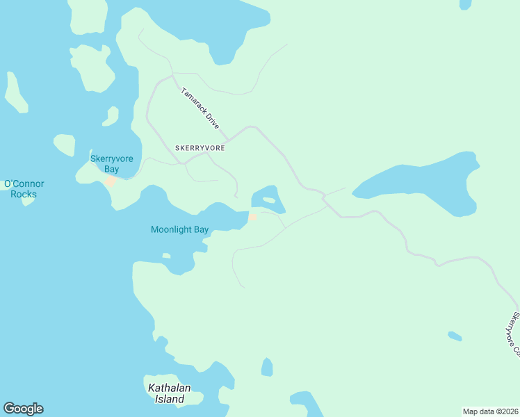 map of restaurants, bars, coffee shops, grocery stores, and more near 16 Leaside Drive in The Archipelago