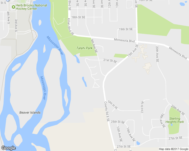 map of restaurants, bars, coffee shops, grocery stores, and more near 36 Liberty Glen Loop in St. Cloud