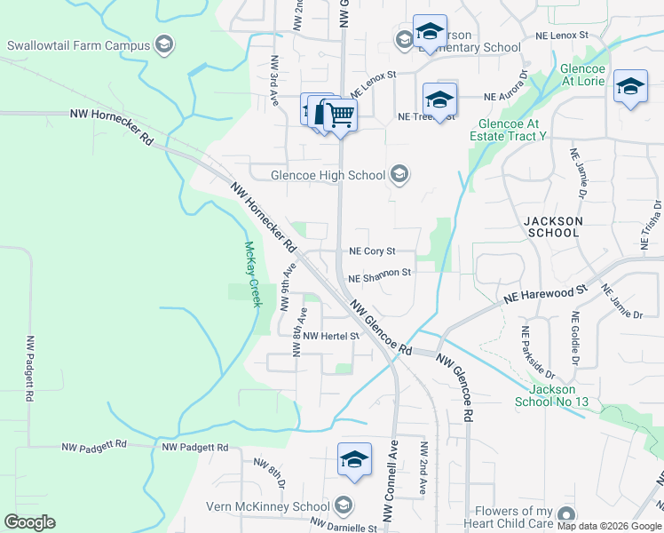 map of restaurants, bars, coffee shops, grocery stores, and more near 101 Northeast Shannon Street in Hillsboro