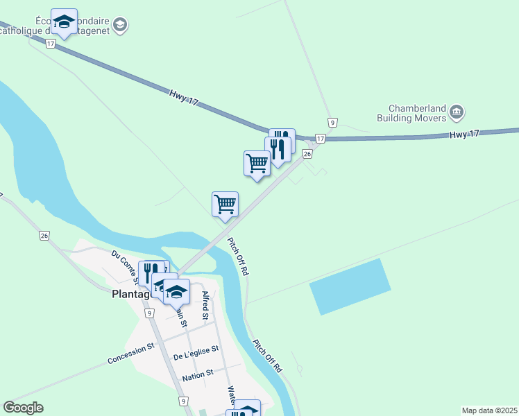 275 Old Highway 17, Alfred and ON Walk Score