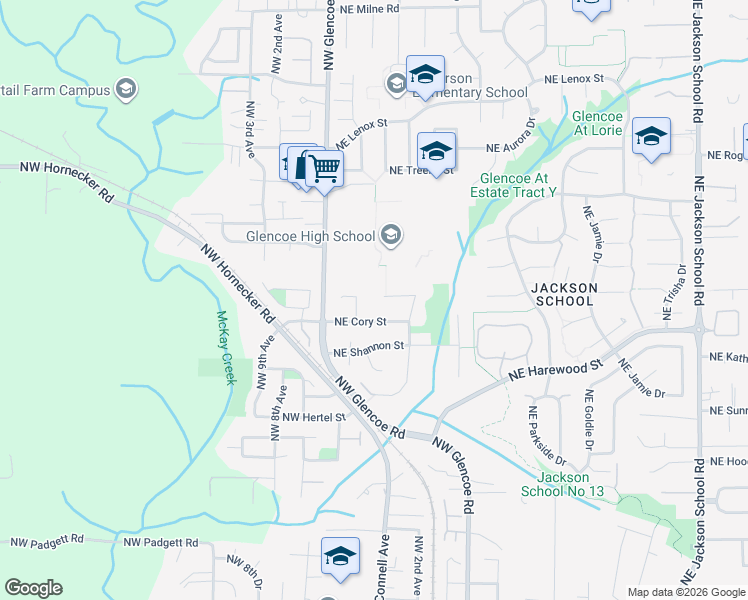 map of restaurants, bars, coffee shops, grocery stores, and more near 150 Northeast Chancellor Court in Hillsboro
