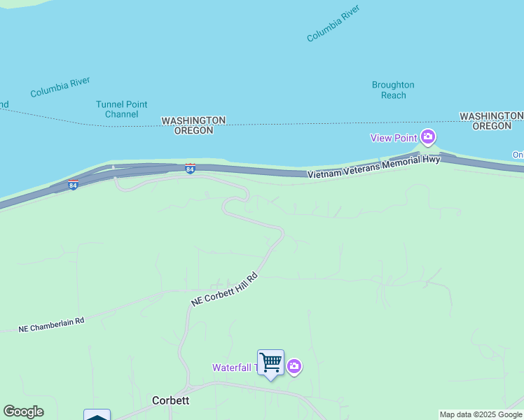 map of restaurants, bars, coffee shops, grocery stores, and more near 36750 Northeast Reed Road in Corbett