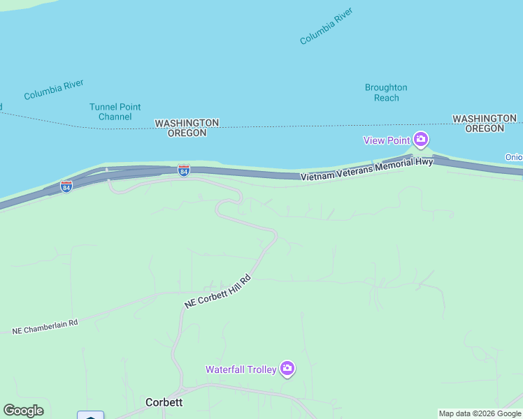 map of restaurants, bars, coffee shops, grocery stores, and more near 36803 Northeast Reed Road in Corbett