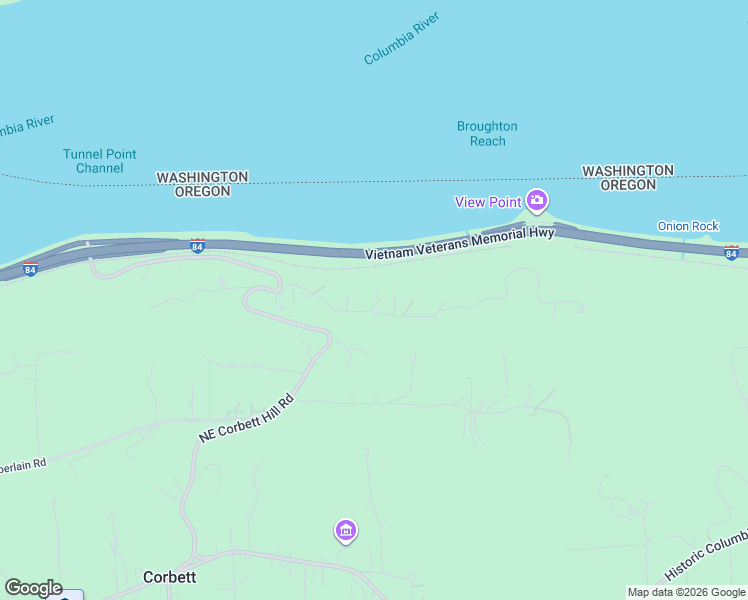 map of restaurants, bars, coffee shops, grocery stores, and more near 36909 Northeast Reed Road in Corbett
