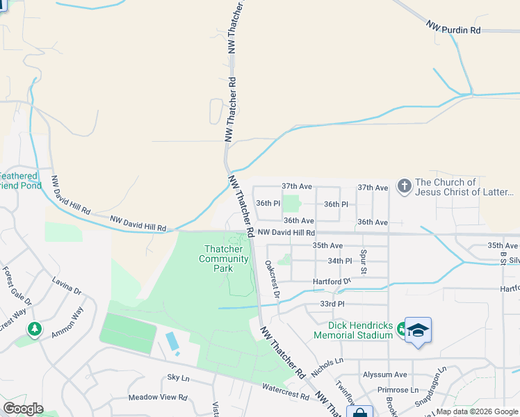 map of restaurants, bars, coffee shops, grocery stores, and more near 906 36th Place in Forest Grove