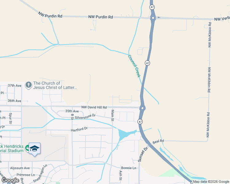 map of restaurants, bars, coffee shops, grocery stores, and more near 3673 Main Street in Forest Grove