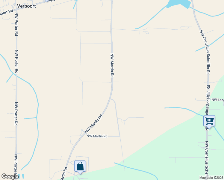map of restaurants, bars, coffee shops, grocery stores, and more near 2369 Northwest Martin Road in Forest Grove