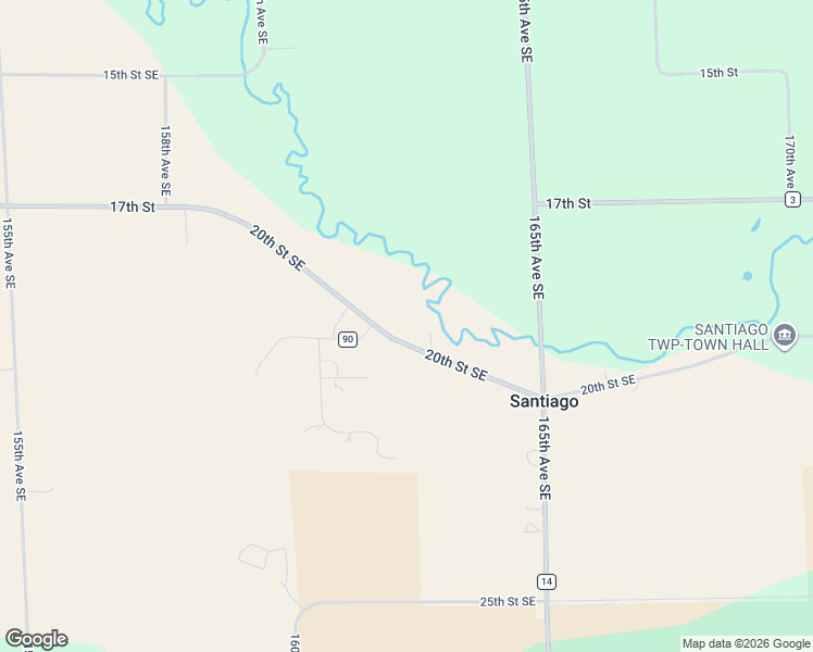 map of restaurants, bars, coffee shops, grocery stores, and more near 16198 20th Street Southeast in Clear Lake