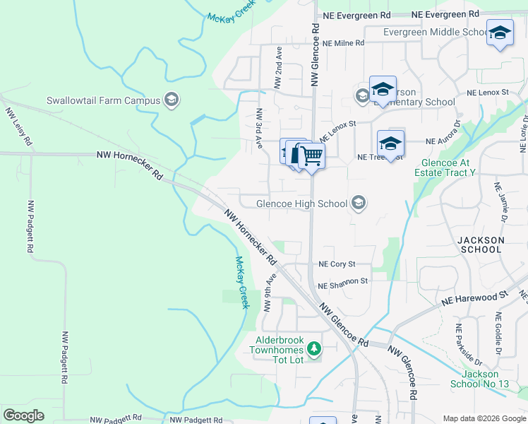 map of restaurants, bars, coffee shops, grocery stores, and more near 2369 NW 3rd Ave in Hillsboro