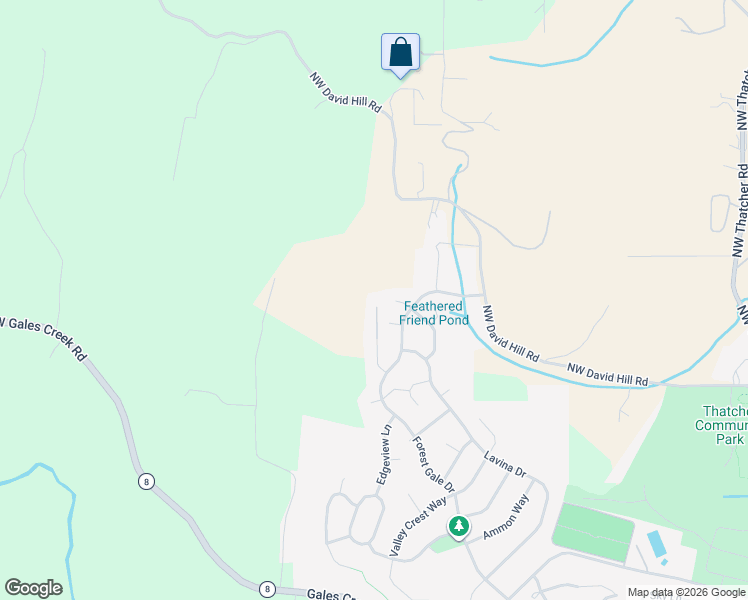 map of restaurants, bars, coffee shops, grocery stores, and more near 3628 Summit Pointe Court in Forest Grove
