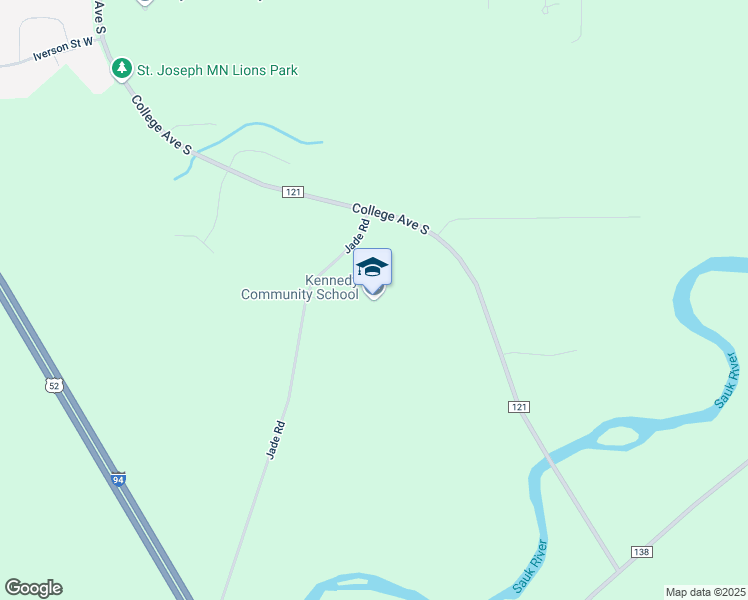 map of restaurants, bars, coffee shops, grocery stores, and more near 1300 Jade Road in Saint Joseph