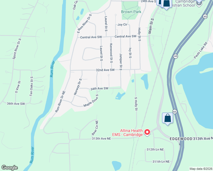 map of restaurants, bars, coffee shops, grocery stores, and more near 3435 Kenwood Place South in Cambridge