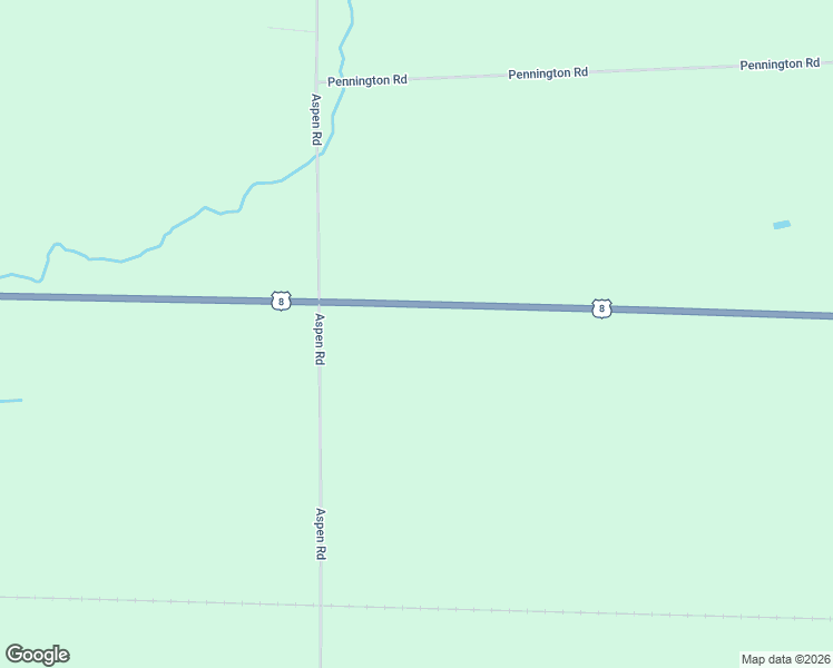 map of restaurants, bars, coffee shops, grocery stores, and more near U.S. 8 in Prentice