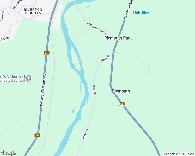 map of restaurants, bars, coffee shops, grocery stores, and more near 2281 River Road in Eureka