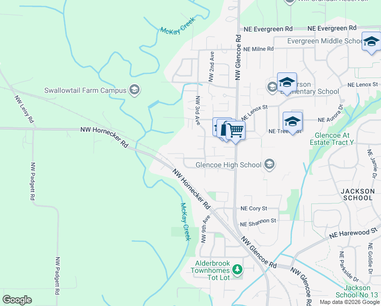 map of restaurants, bars, coffee shops, grocery stores, and more near 368 Northwest Sadie Court in Hillsboro