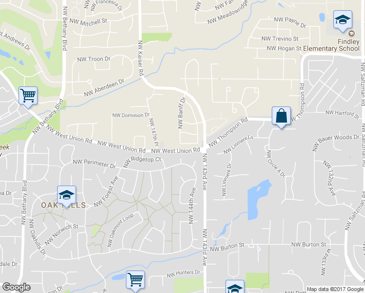 map of restaurants, bars, coffee shops, grocery stores, and more near 14472 Northwest Alta Lane in Portland