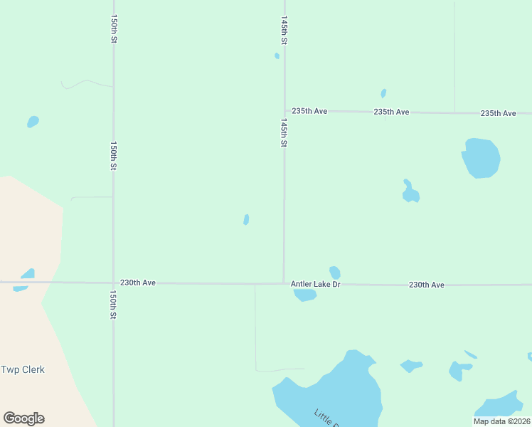 map of restaurants, bars, coffee shops, grocery stores, and more near 2317 145th Street in Luck