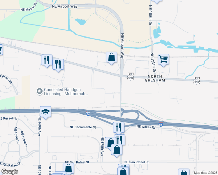 map of restaurants, bars, coffee shops, grocery stores, and more near US Highway Bancorp Columbia Center Terrace in Portland