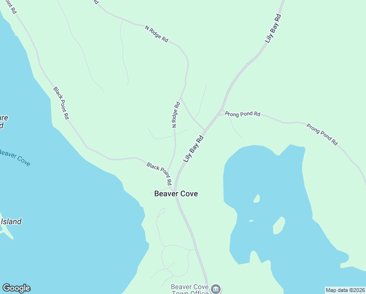 map of restaurants, bars, coffee shops, grocery stores, and more near 33 North Ridge Road in Beaver Cove