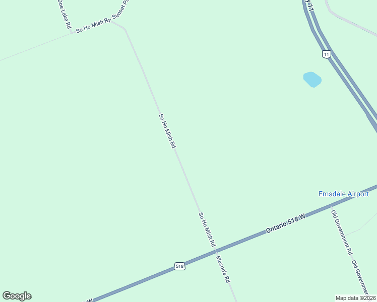 map of restaurants, bars, coffee shops, grocery stores, and more near South Ho Mish Road in Katrine