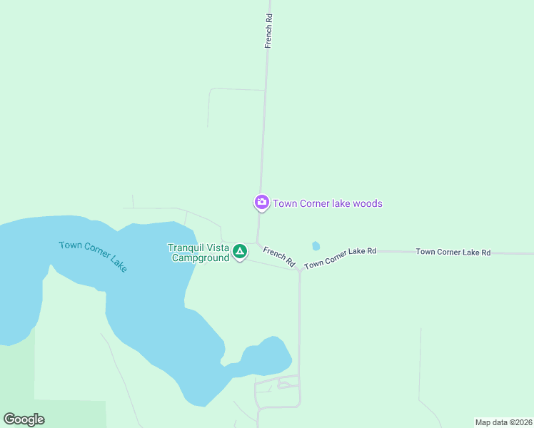 map of restaurants, bars, coffee shops, grocery stores, and more near 16333 French Road in Pembine