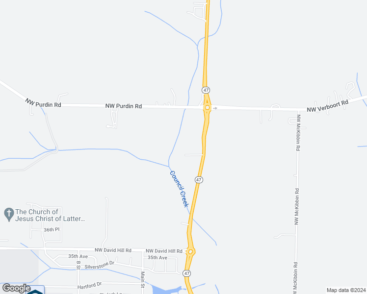 map of restaurants, bars, coffee shops, grocery stores, and more near 3397 Oregon 47 in Forest Grove