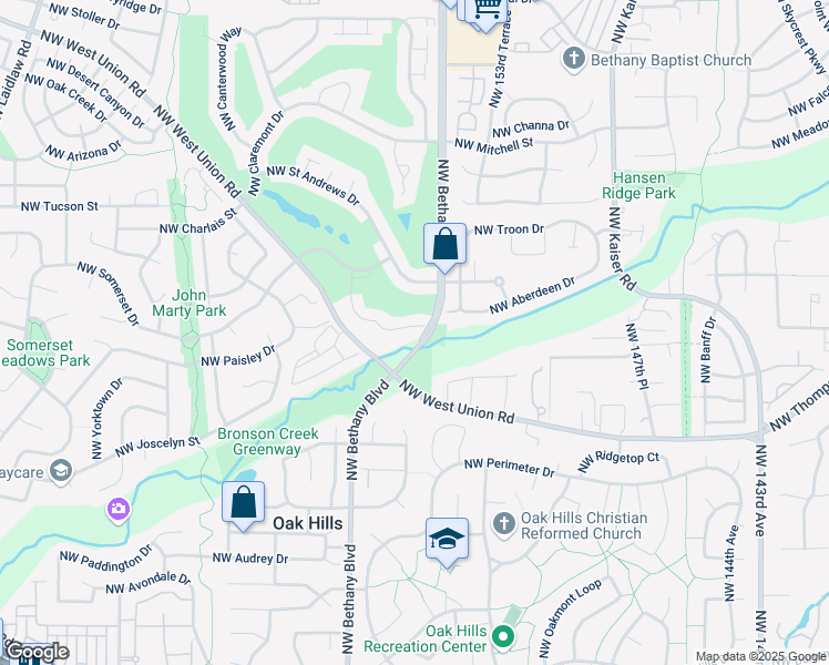 map of restaurants, bars, coffee shops, grocery stores, and more near 15631 Northwest Clubhouse Drive in Portland