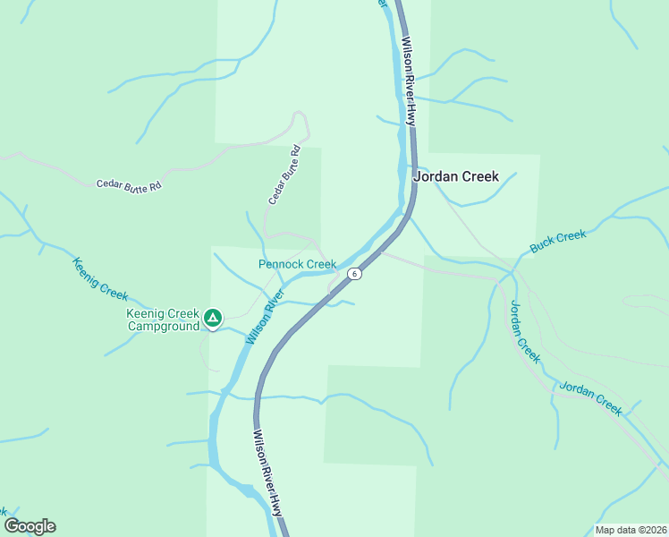 map of restaurants, bars, coffee shops, grocery stores, and more near 25500 Cedar Butte Road in Tillamook
