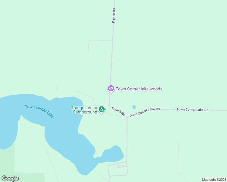 map of restaurants, bars, coffee shops, grocery stores, and more near 16333 French Road in Pembine