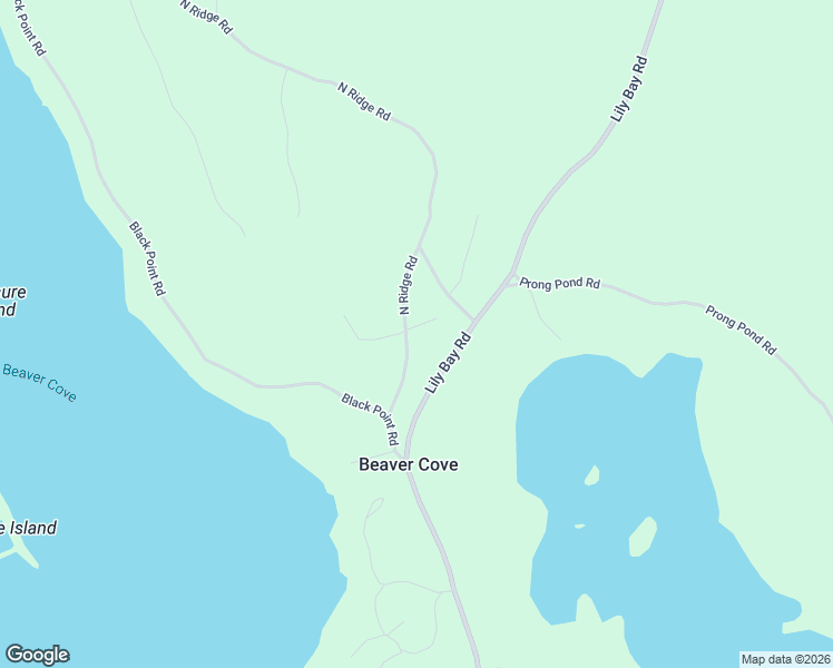 map of restaurants, bars, coffee shops, grocery stores, and more near 33 North Ridge Road in Beaver Cove