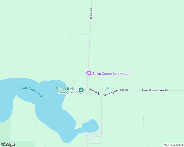 map of restaurants, bars, coffee shops, grocery stores, and more near 16333 French Road in Pembine