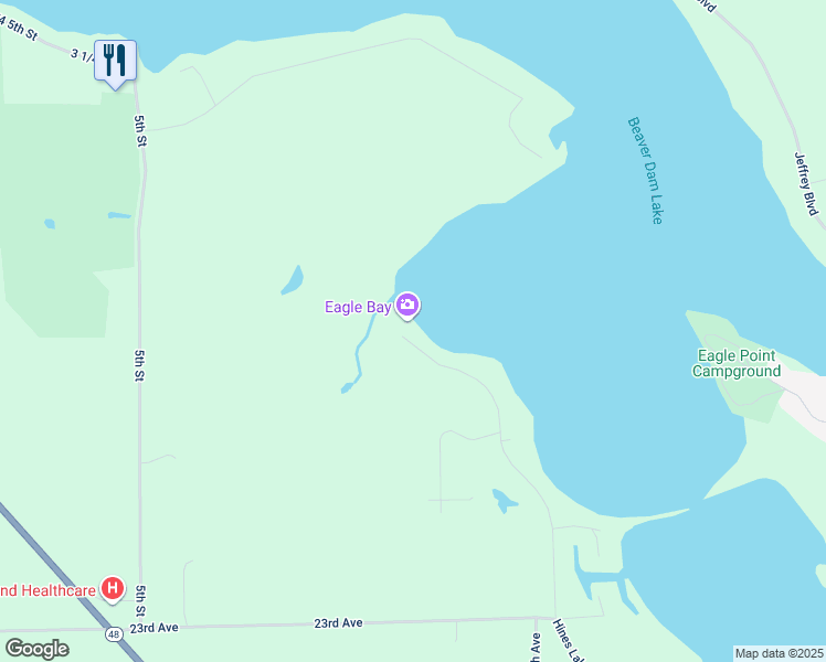 map of restaurants, bars, coffee shops, grocery stores, and more near 2026 Hines Lakeview Dr in Cumberland