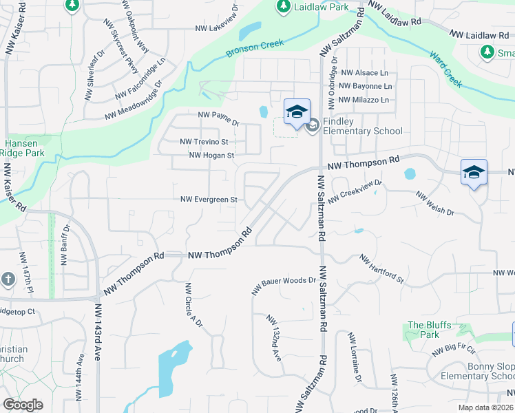 map of restaurants, bars, coffee shops, grocery stores, and more near 3760 Northwest Tustin Ranch Drive in Portland