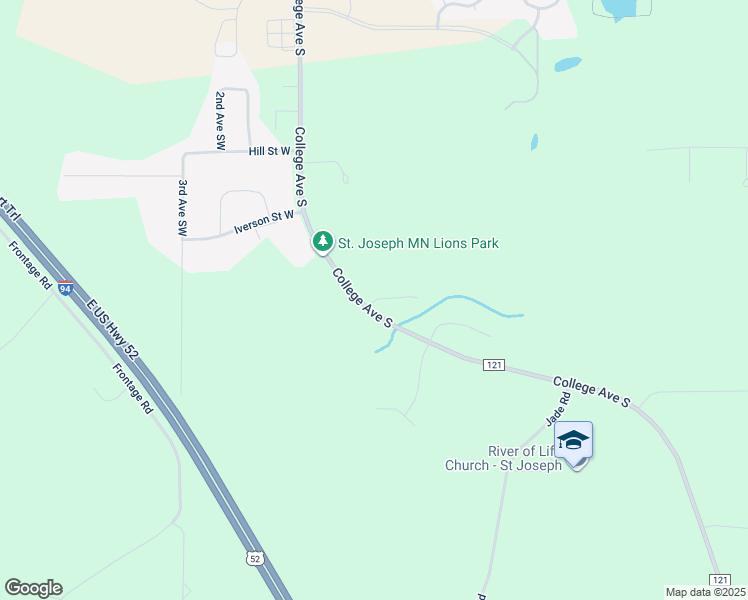 map of restaurants, bars, coffee shops, grocery stores, and more near 29348 County Road 121 in Saint Joseph