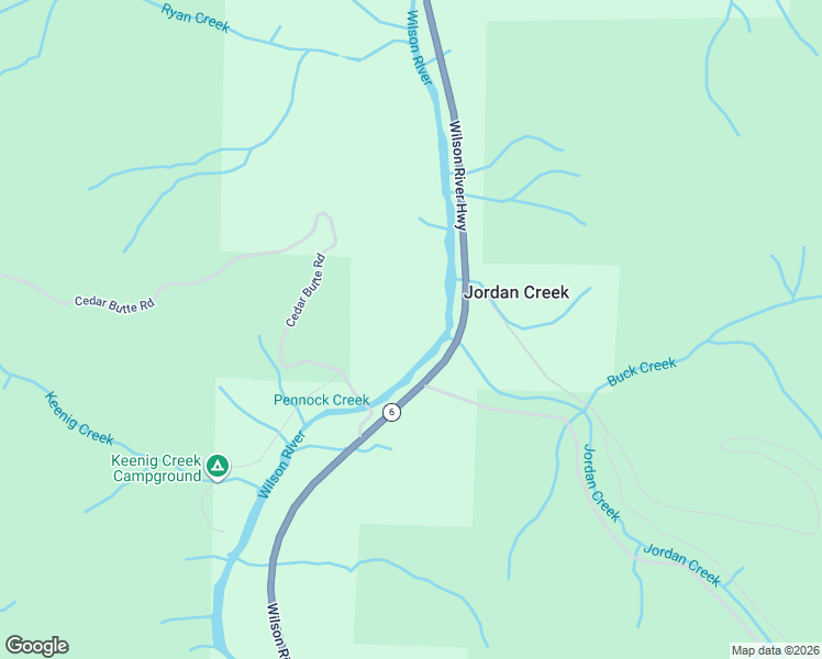 map of restaurants, bars, coffee shops, grocery stores, and more near 680 Wolf Creek Road in Tillamook
