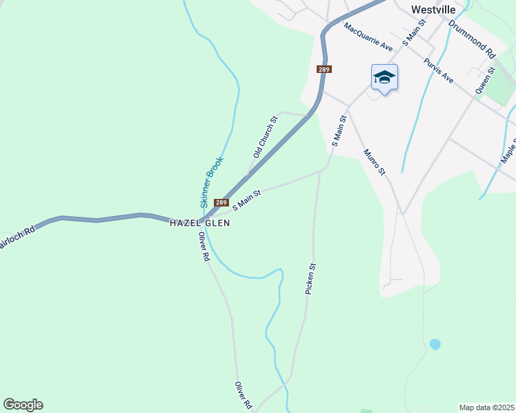 map of restaurants, bars, coffee shops, grocery stores, and more near 2427 South Main Street in Westville
