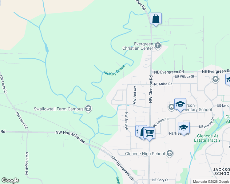 map of restaurants, bars, coffee shops, grocery stores, and more near 3789 Northwest 4th Avenue in Hillsboro
