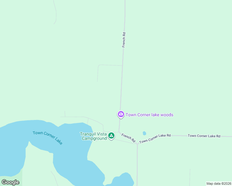 map of restaurants, bars, coffee shops, grocery stores, and more near 16333 French Road in Pembine