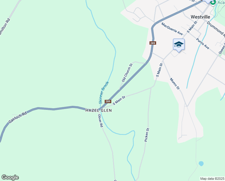 map of restaurants, bars, coffee shops, grocery stores, and more near 2450 Church Street in Westville