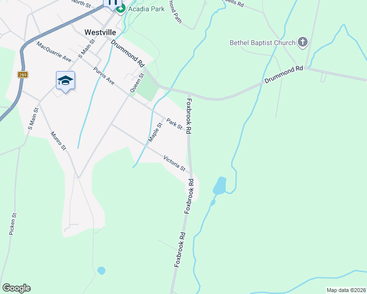 map of restaurants, bars, coffee shops, grocery stores, and more near 2118 Foxbrook Road in Westville