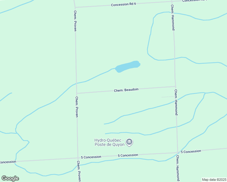 map of restaurants, bars, coffee shops, grocery stores, and more near Chemin Beaudoin in Quyon
