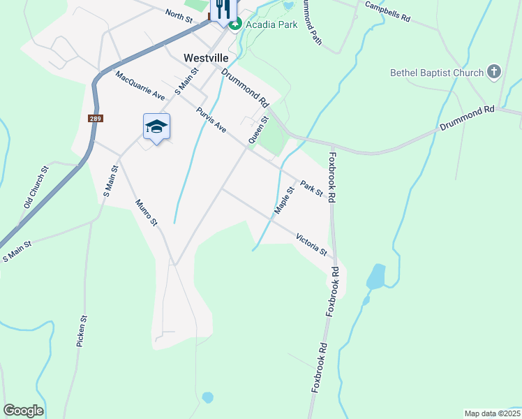 map of restaurants, bars, coffee shops, grocery stores, and more near 1796 Victoria Street in Westville