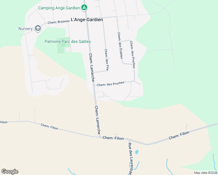 22 Chemin des Pruches, L'AngeGardien QC Walk Score