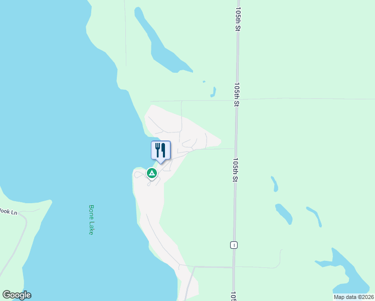 map of restaurants, bars, coffee shops, grocery stores, and more near 1058 238th Avenue in Luck