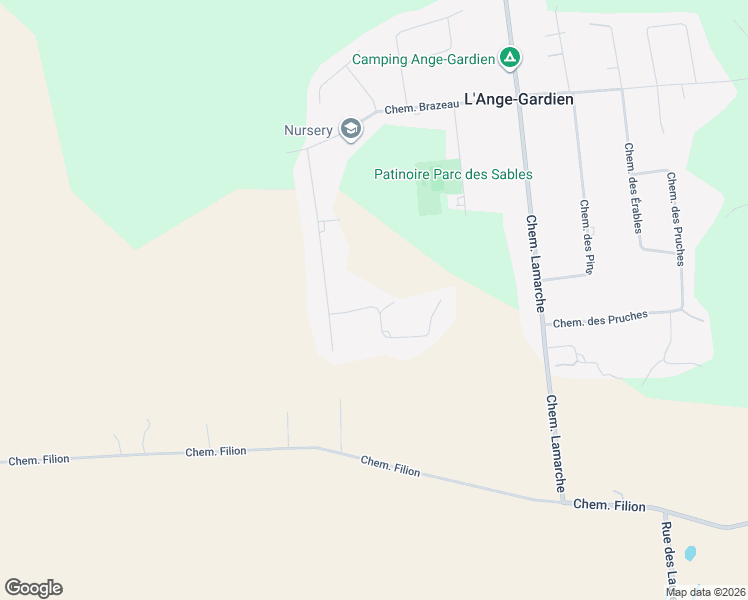 map of restaurants, bars, coffee shops, grocery stores, and more near 5 Chemin des Sources in L'Ange-Gardien