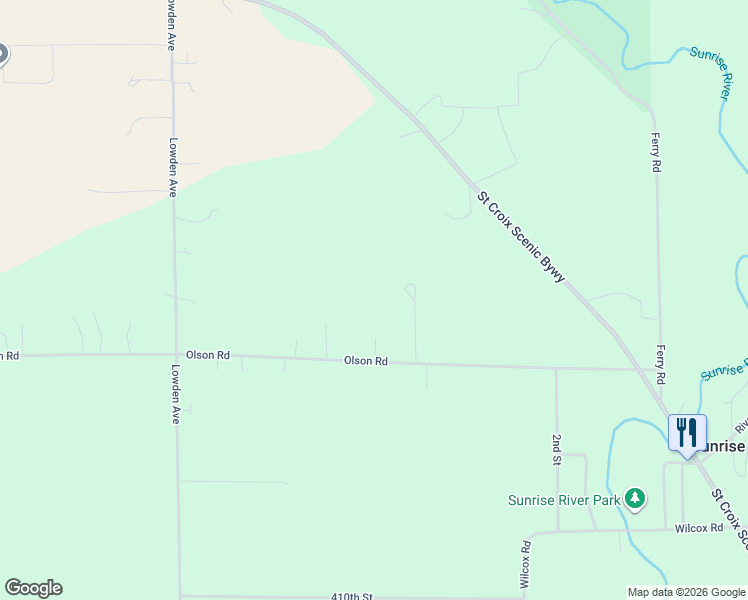 map of restaurants, bars, coffee shops, grocery stores, and more near 11794 Olson Road in Harris