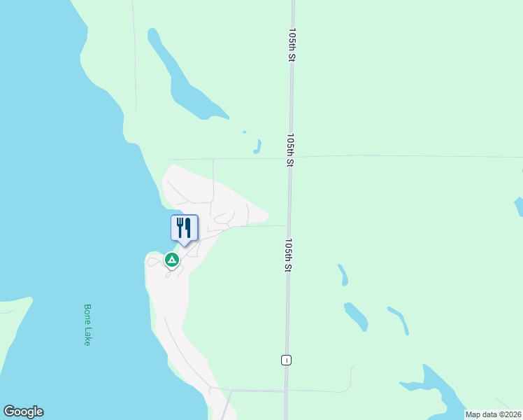 map of restaurants, bars, coffee shops, grocery stores, and more near 1057 238th Avenue in Luck