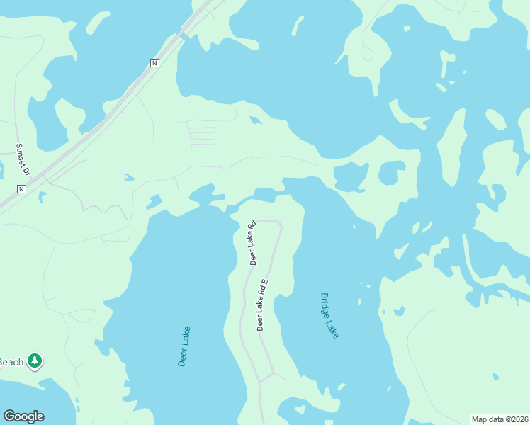 map of restaurants, bars, coffee shops, grocery stores, and more near N12039 Deer Lake Road in Tomahawk