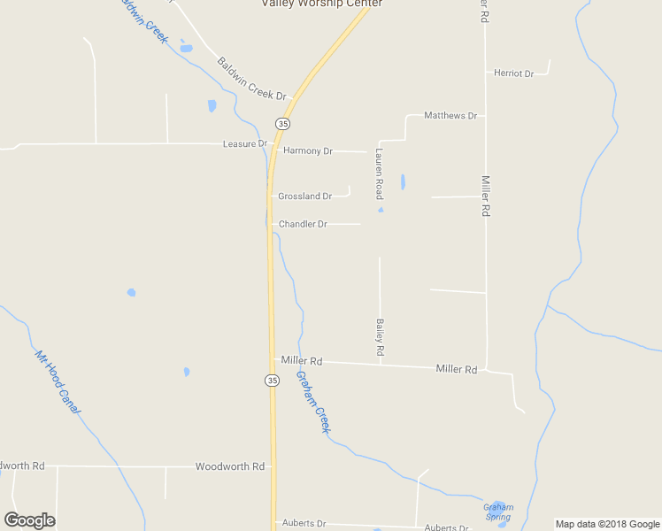 map of restaurants, bars, coffee shops, grocery stores, and more near 6135 Highway 35 in Mount Hood Parkdale
